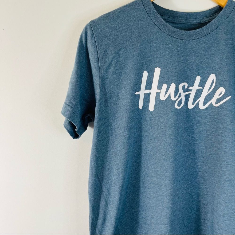Women’s Bella Canvas Unisex Teacher Hustle Graphic T-shirt Size M